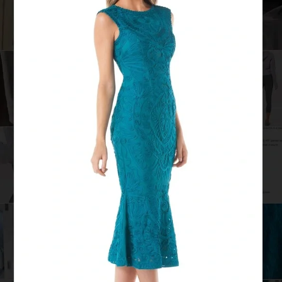 knee length dresses for ladies Violette Soutache Dress  JS Collections